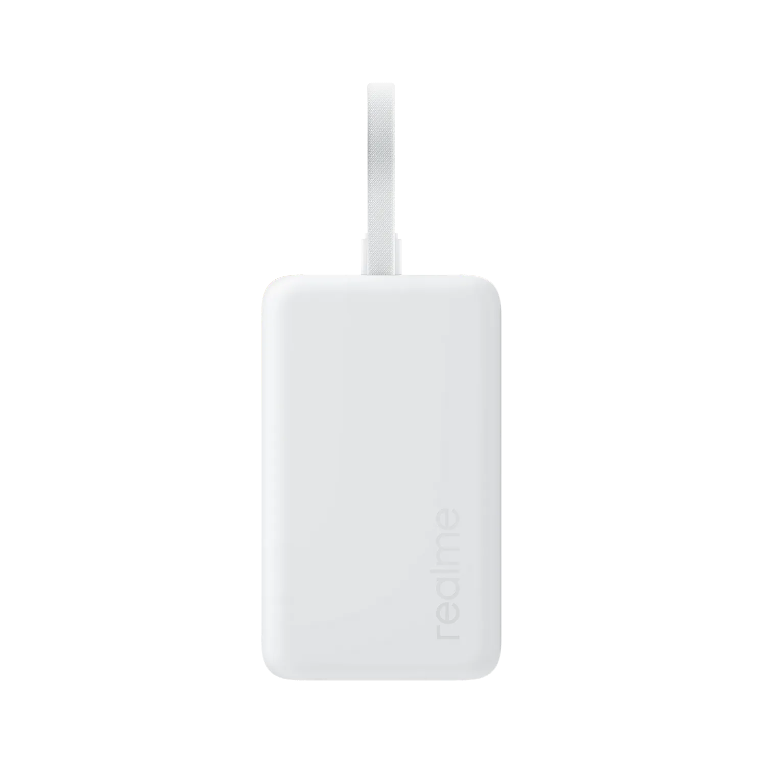 realme Cabled Power Bank أبيض_4