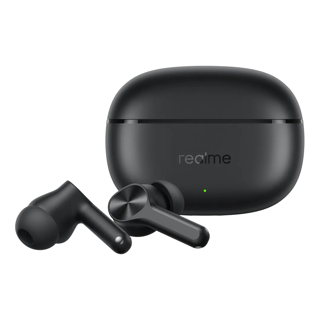 realme Buds T200x أسود_3